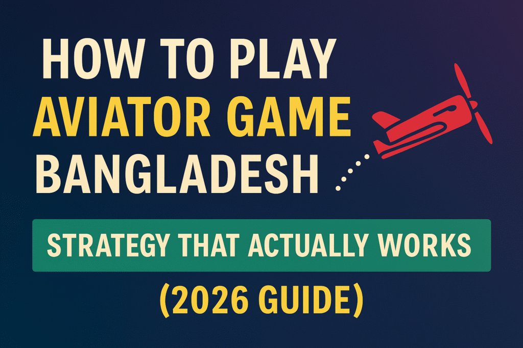 Aviator Game Bangladesh Strategy 2026 – How to Win Aviator BD